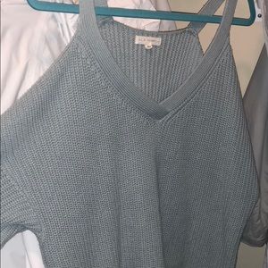 Light blue V-neck sweater from pacsun